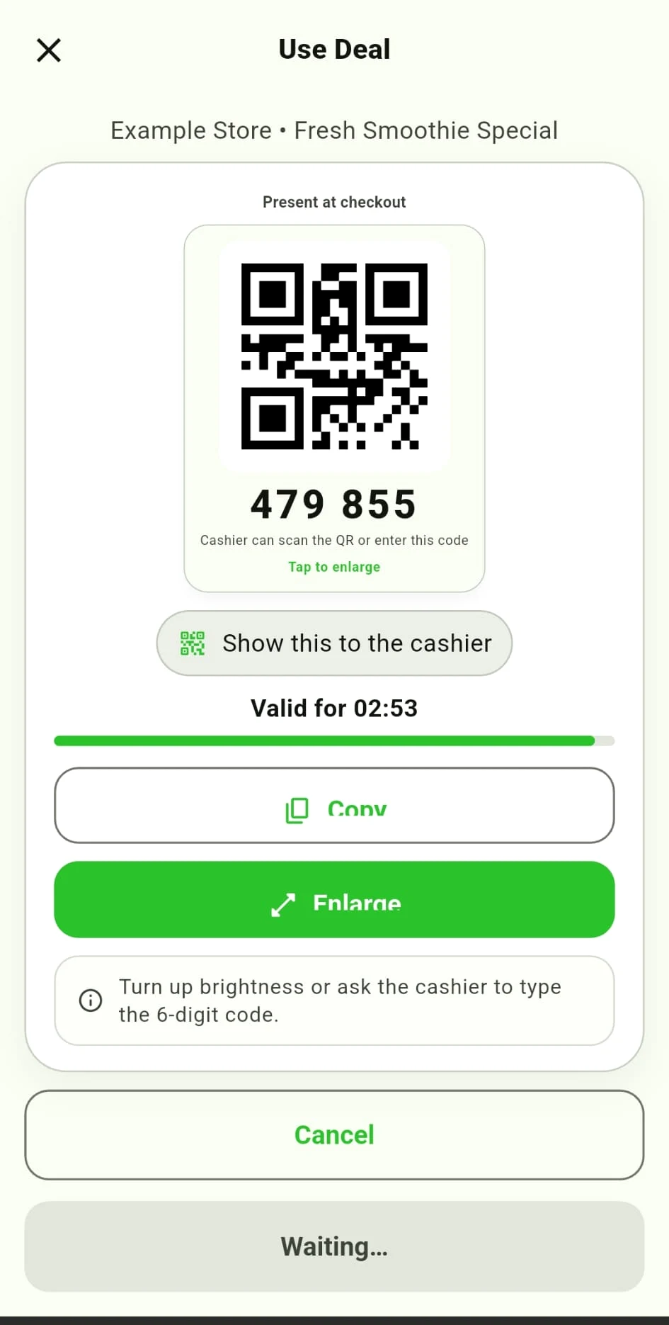 Filter deals by tags