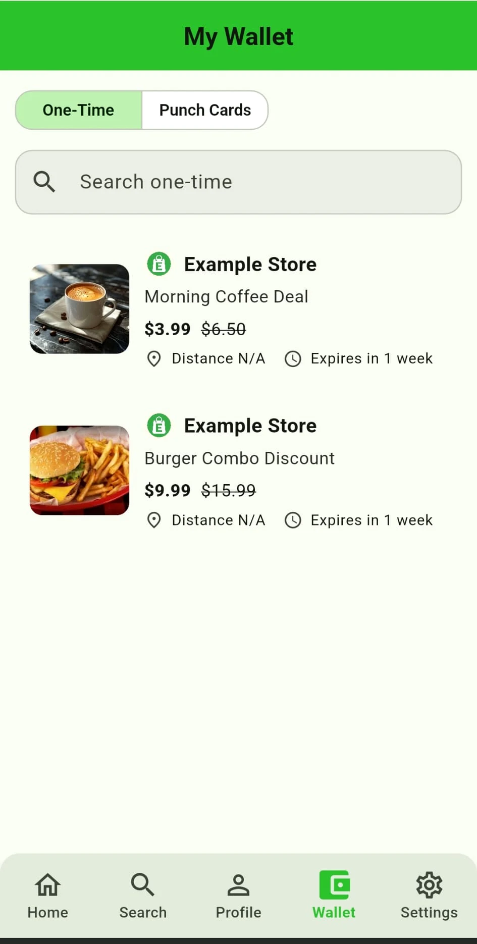 Savvy enlarged QR redemption screen